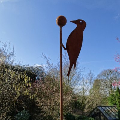 Woodpecker Garden Art