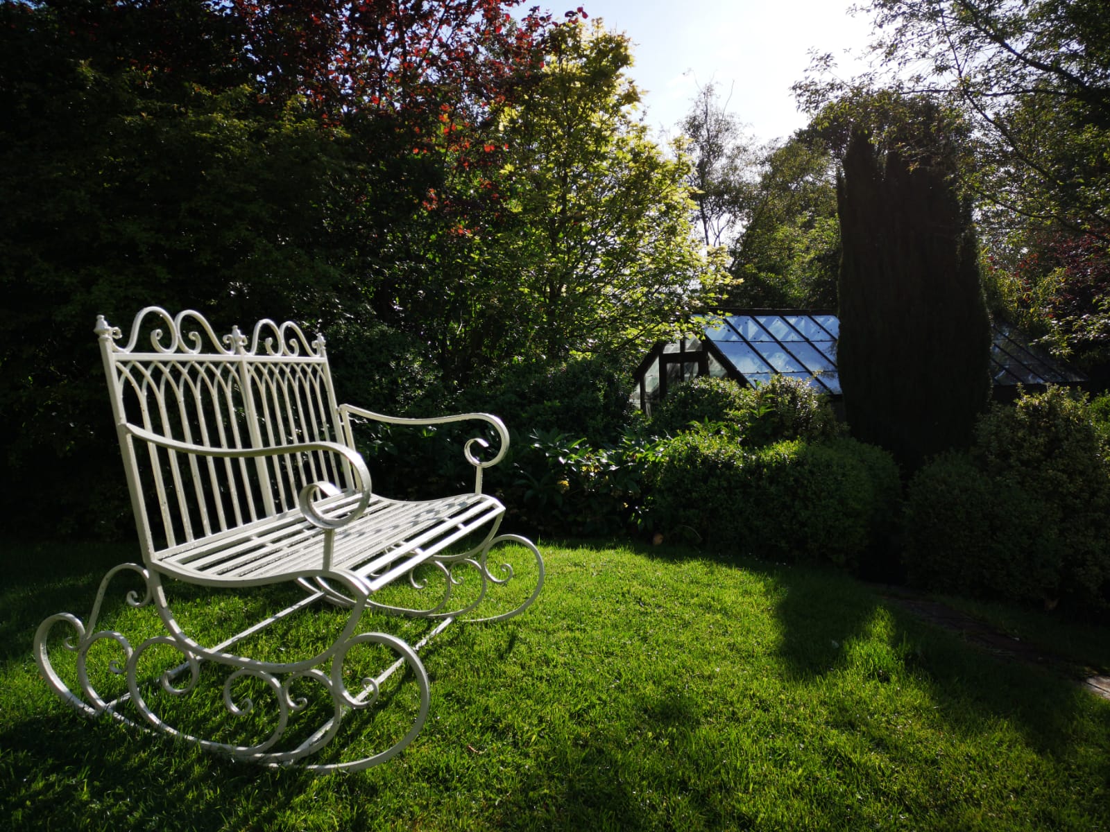 Victorian Styled Cream Rocking Chair
