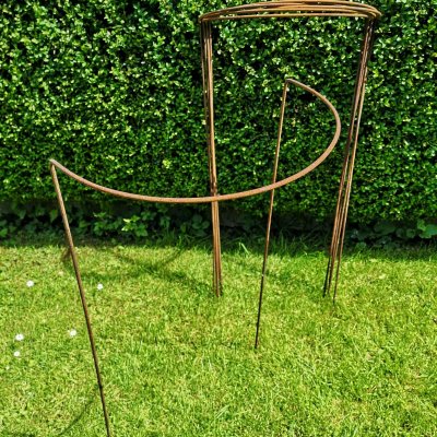 Border Plant Supports - Set Of 3 Ready to Rust