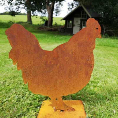 Hen Silhouette - On Stand 